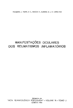 Volume XI - Separata Manifestações Oculares dos Reumatismos Inflamatórios